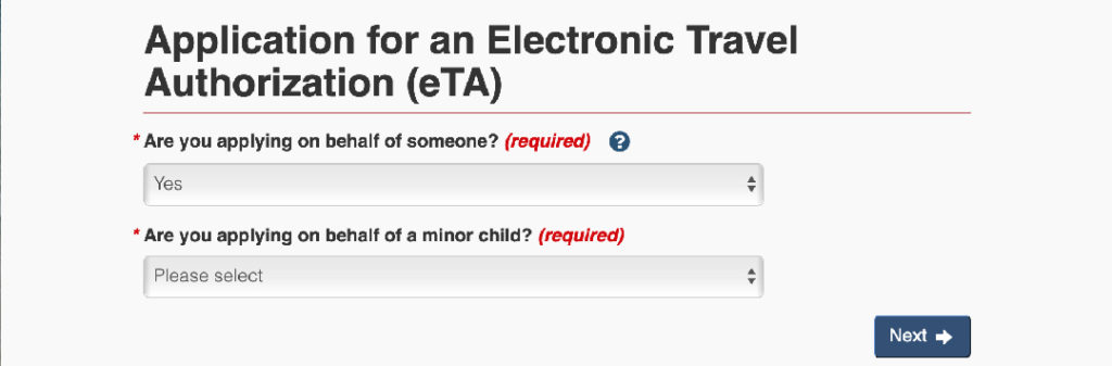 eTAの申請は誰用？